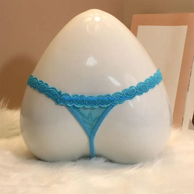 E56A Women G-String Thongs Panties T-back Breathable Cheeky Underwear Panties Foral Lace Low Waist Thongs Panties