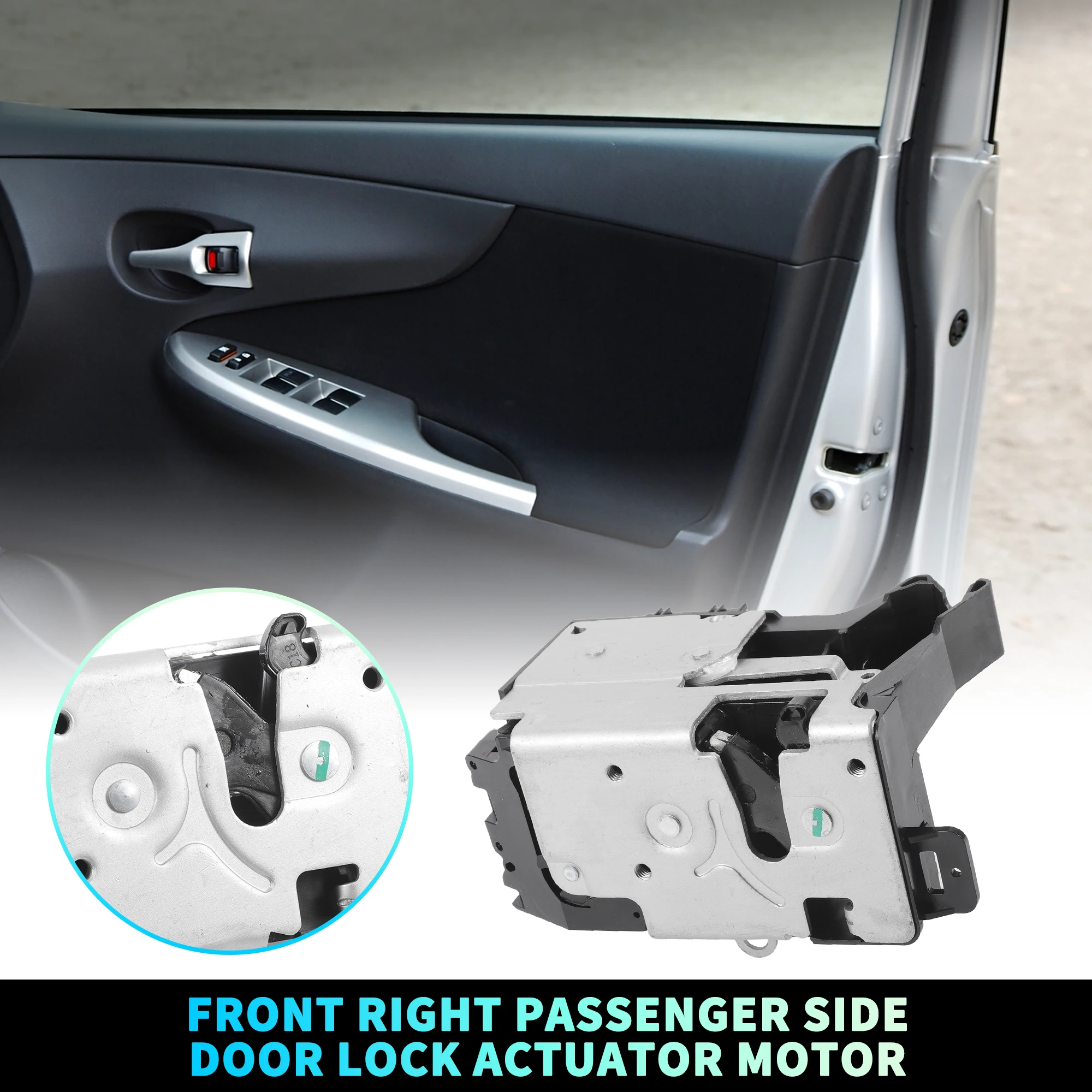 

Uxcell Car Front Right Side Door Lock Actuator Motor for Ford Escape 2005-2007