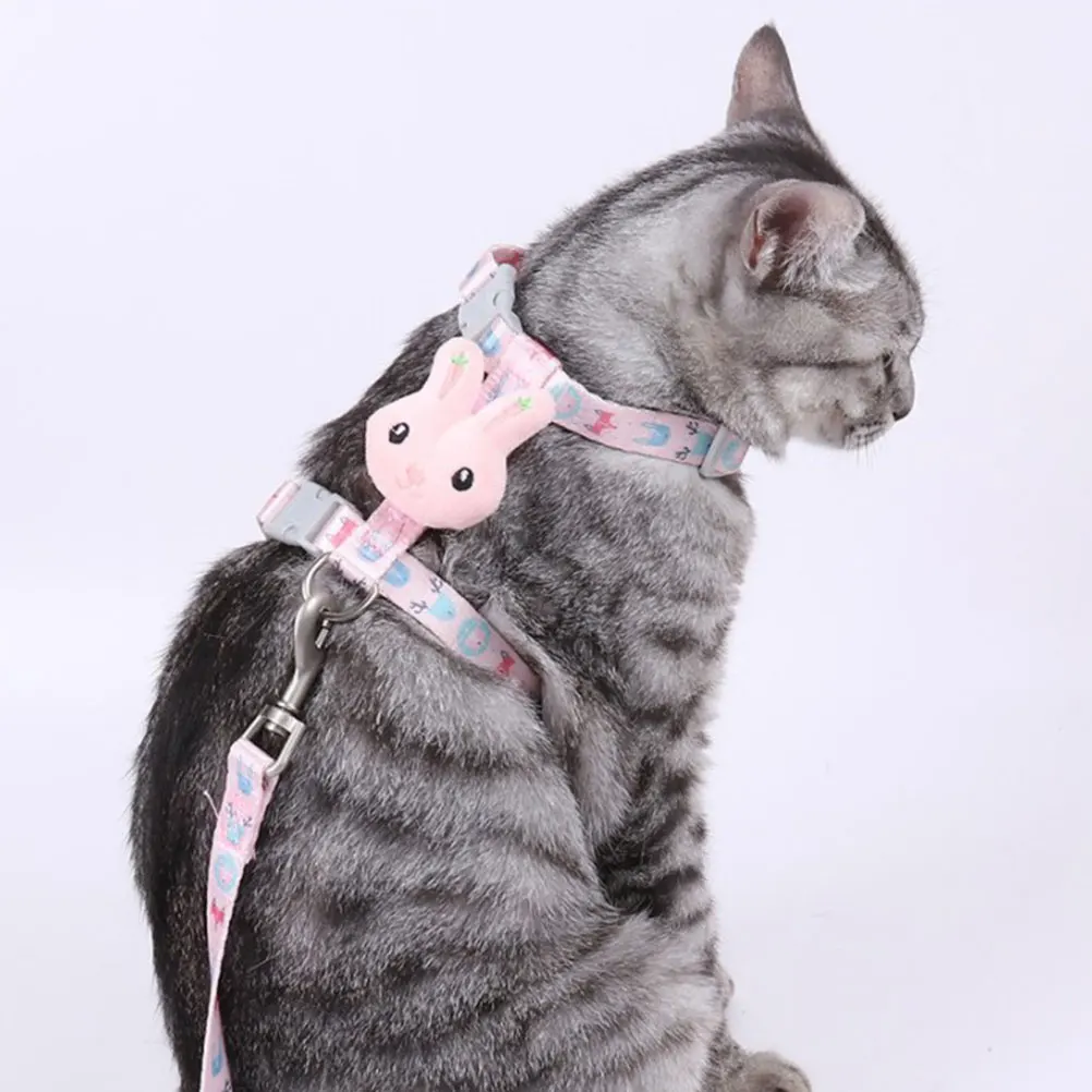 

Cat Leash Dwarf Rabbit Harness Rabbits Accessories Rodent Chest Bunny Rope Kitten Walk and Set Strip for