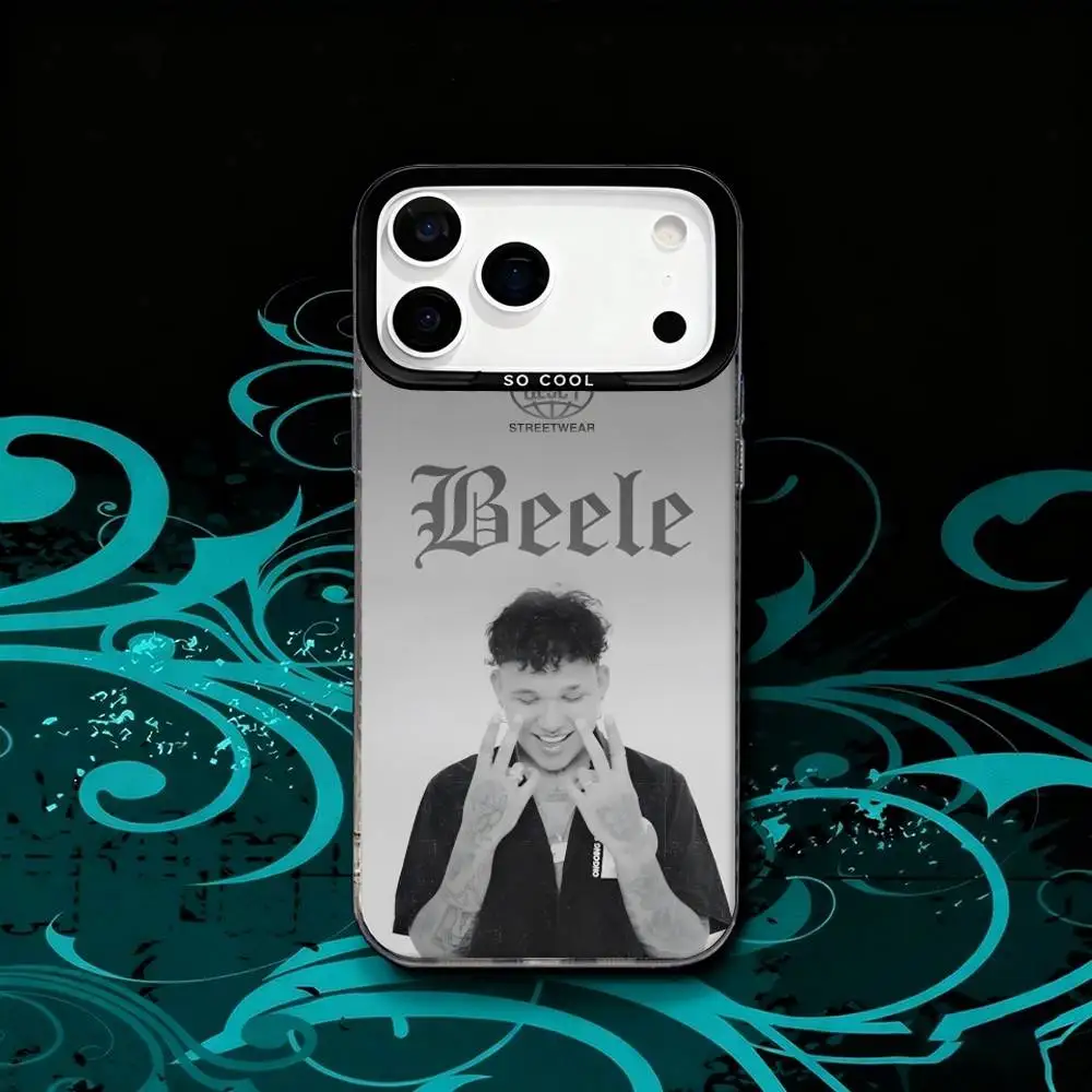 حافظة هاتف Rapper B-BEELE Tour 2025 لهواتف iPhone 17,16,15,14,13,12,X,8,Pro,Max,Plus,SE4,Air, Mini HD Black IMD Matte
