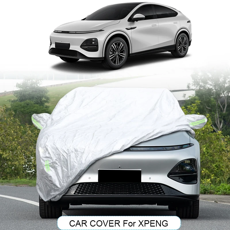 3Layer Thicken Car Cover For XPENG G6 G9 MONA M03 P7 P7+ X9 2022-Present Auto Dustproof Anti-Rain Snow Waterproof Accessory