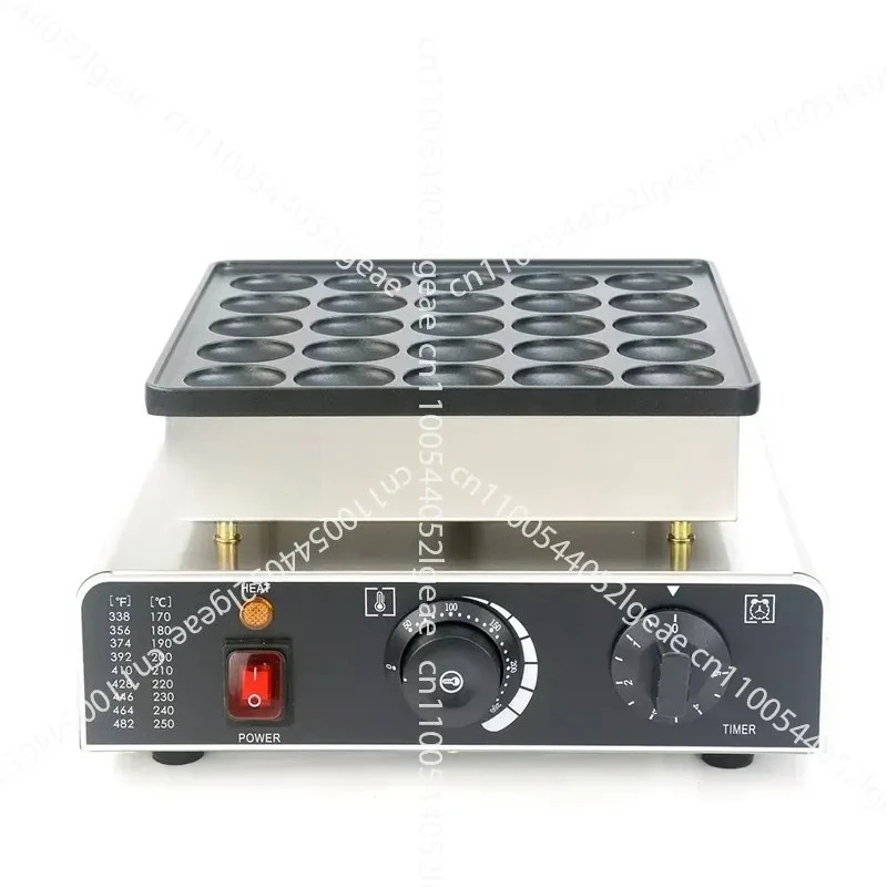 Electric Household Stainless Steel Rotary Waffle Maker 25-hole Mini Pancake Grill