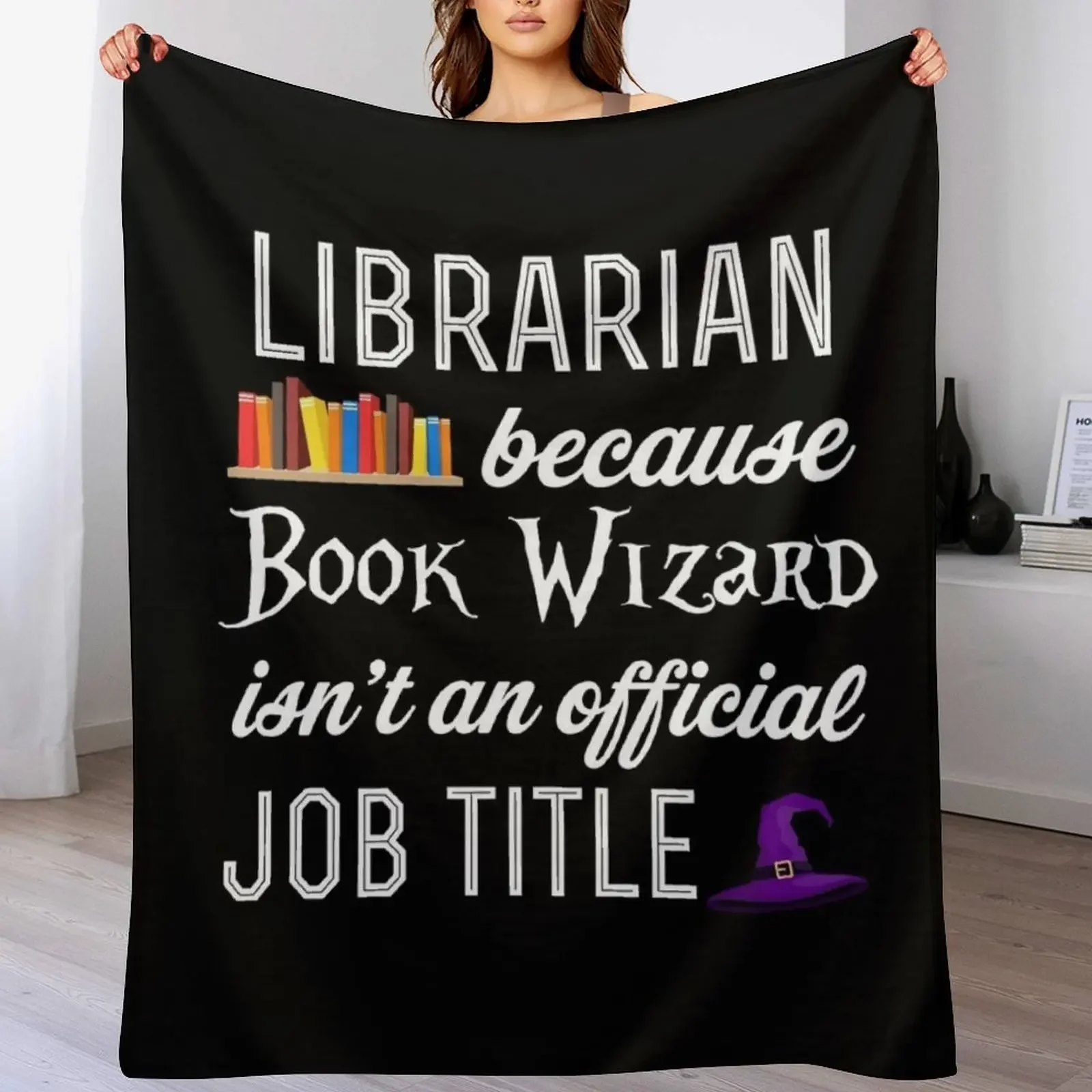 

LIBRARIAN Throw Blanket Furry Heavy Luxury Brand Summer Beddings Blankets