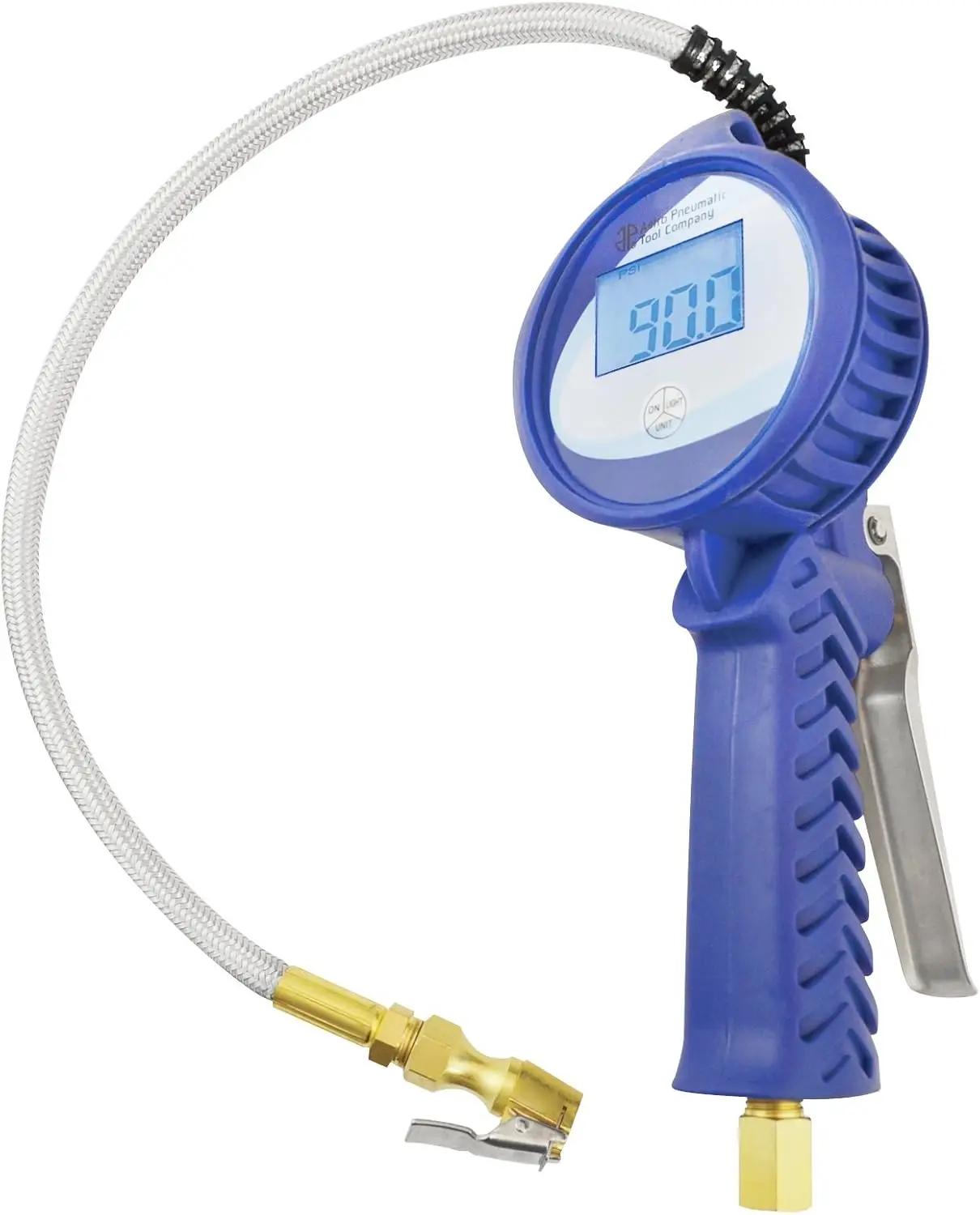 

3.5" Digital Tire Inflator with Hose, 0.1 PSI Resolution, Displays PSI/BAR/KPA