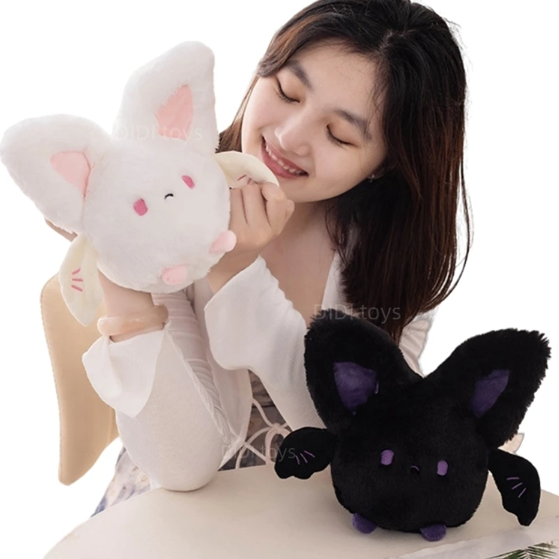 

Flying wings Bat Plush Toy Dark Evil Demon Bat Plushie Stuffed Pink White Angel Ball Doll Toys for Kids Birthday Christmas Gift