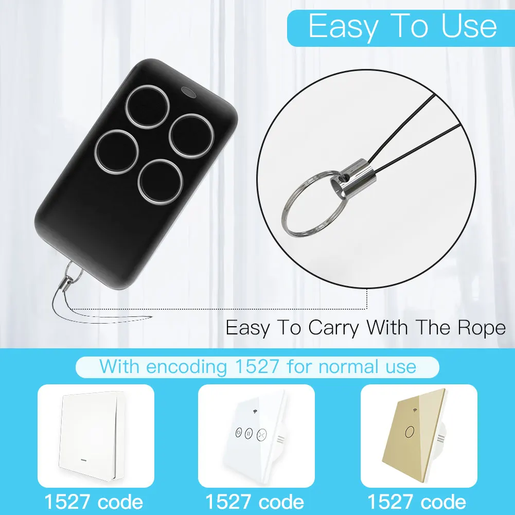 Draadloze Rf Ontvanger Learning Code Decoder 433Mhz Afstandsbediening Sleutel 4 Kanaals Controller Diy Sleutel Voor Schakelaar Encoding 1527