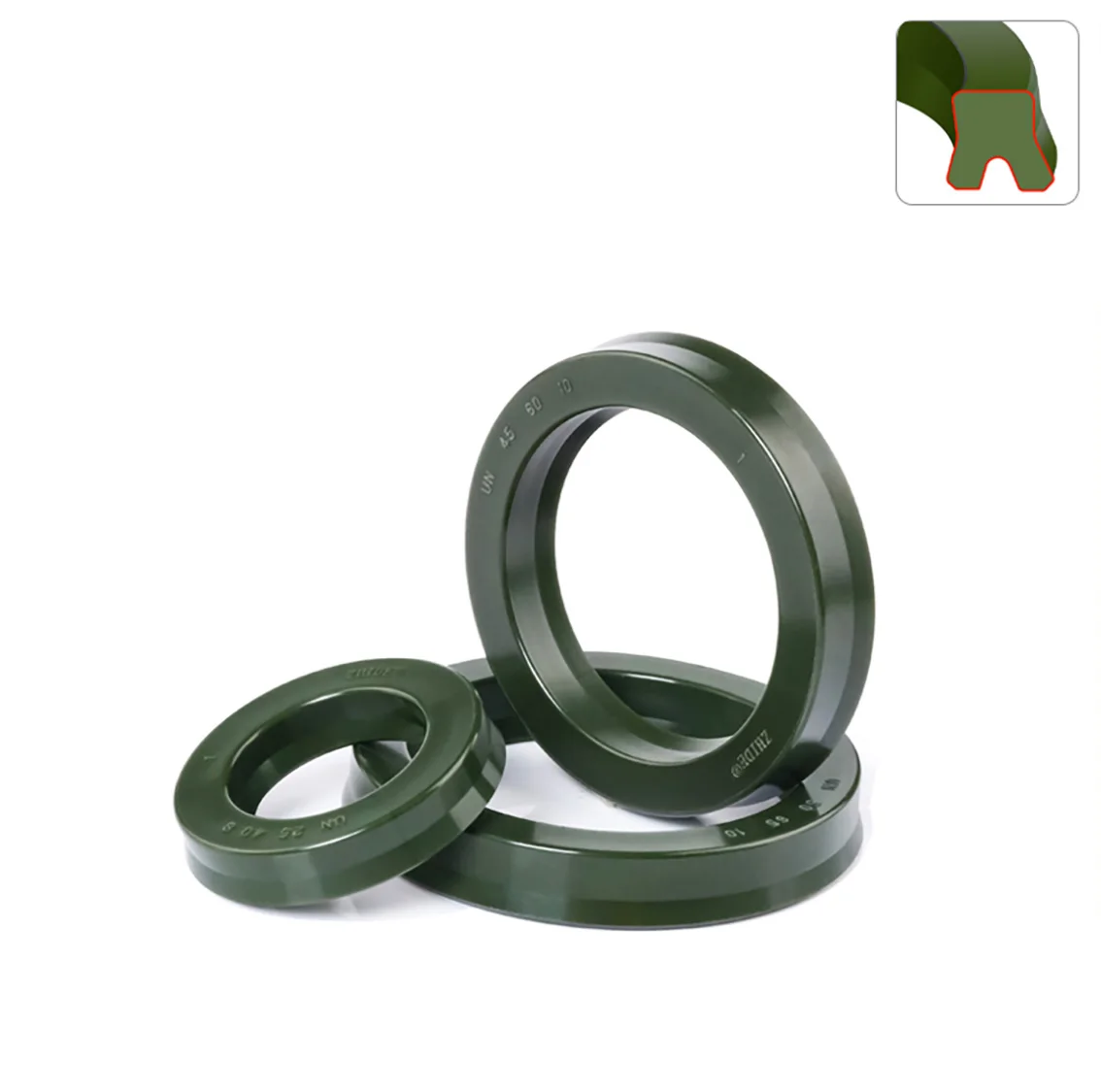 1Pcs ID 14-70mm Polyurethane Hydraulic Cylinder Oil Sealing Ring UN/UHS/U/Y Type Shaft Hole General Sealing Ring Gasket