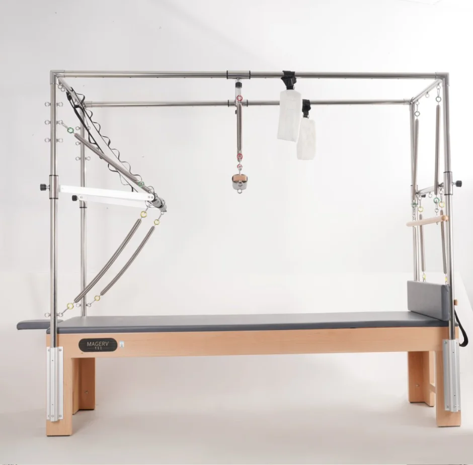 

Equipment Smart Library Fitness Equipment Pilates Maple Reformer Balance Yoga Fitness Pilates Reformer Machine for Stu