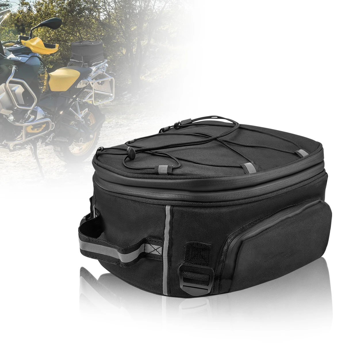 Nuevos accesorios para motocicleta, bolsas traseras impermeables de nailon negro, bolsas de asiento trasero, bolso de mano para BMW R1300GS R 1300 GS R1300 GS r1300gs