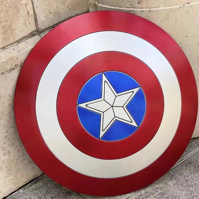 60cm supereroe Captain America Shield versione Premium modello di armi in plastica Costume Fancy Dress Party Stage Cosplay Gifts Toys