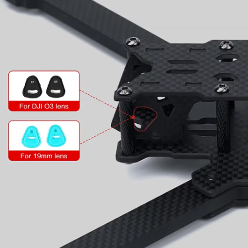 Axisflying MANTA7 "Lite 7 pulgadas Ture X Kit de marco 340mm distancia entre ejes T700 carbono Compatible con hélice de 7 pulgadas para RC Dron FPV