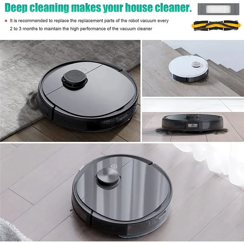 

Запчасти A01M для роботов-пылесосов ECOVACS Deebot T9 AIVI, T8 AIVI, N8 Pro: аксессуары для вакуумных пылесосов, насадки для мытья полов, боковые и основные щетки