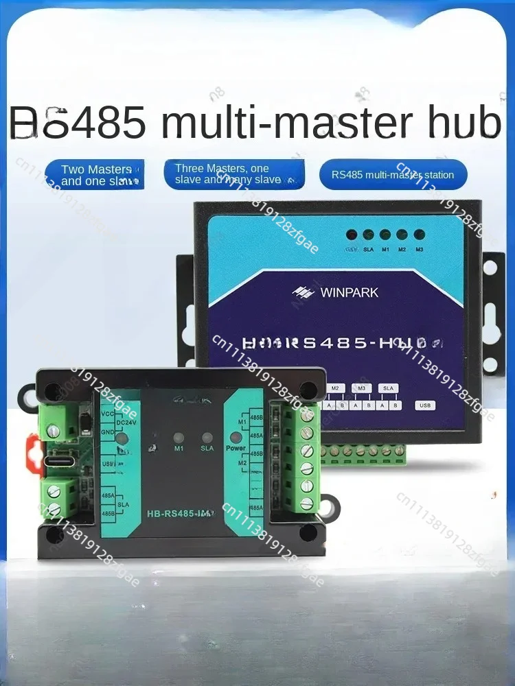 Three Master and One Slave RS485 Hub Two Master and One Slave Multi-slave Multi-master MODBUS Multi-master Distribution Repeater