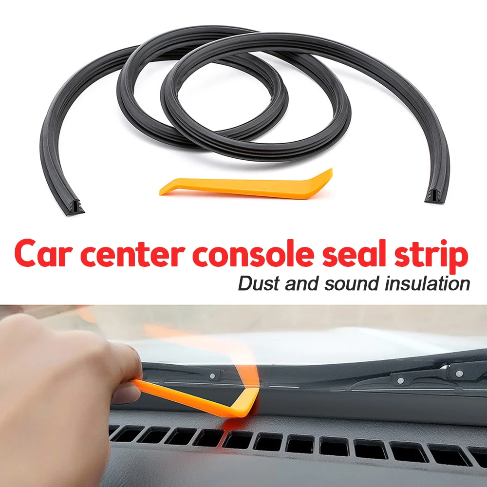 1.6M Car Sticker Dashboard Sealing Strip Rubber Seals Sound Insulation Sealing Sticker Universal Automobiles Interior Accessorie