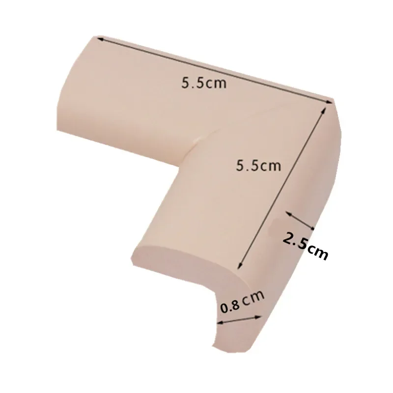 4Pcs Baby Safety Corner Home Soft Edge Corners Toddle Infant Safety Protection Furniture Protector Table Guards Cover