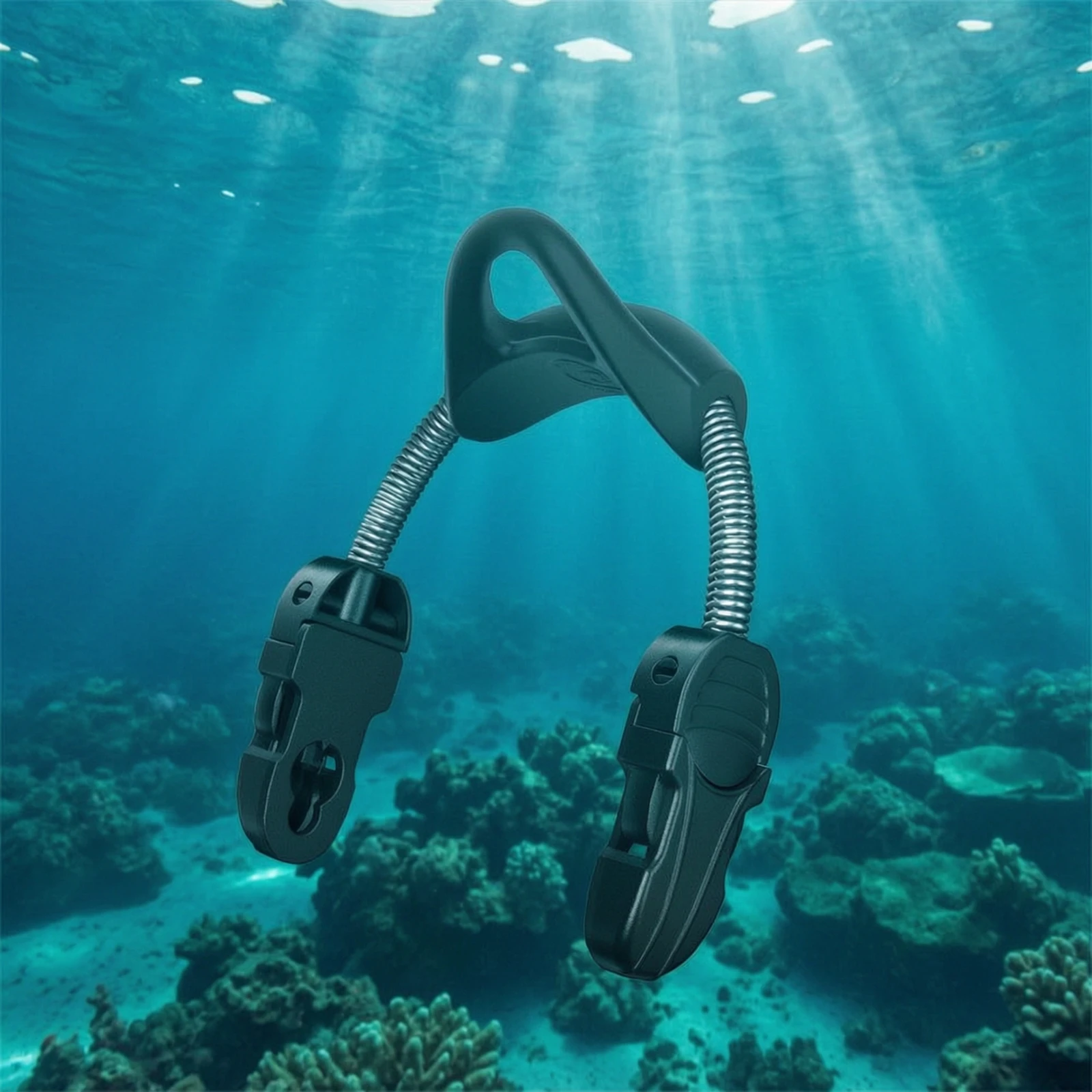 Spring Heel Strap Replacement Spring Heel Straps Scuba Fin Strap Stainless Steel Dive Gear Long-Lasting for Divers, Snorkeling