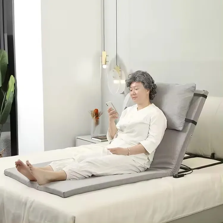 رائجة البيع مسند الظهر الكهربائية وسادة سرير طبي بمساعدة رفع المسنين رفع مرتبة التمريض قابل للتعديل #5