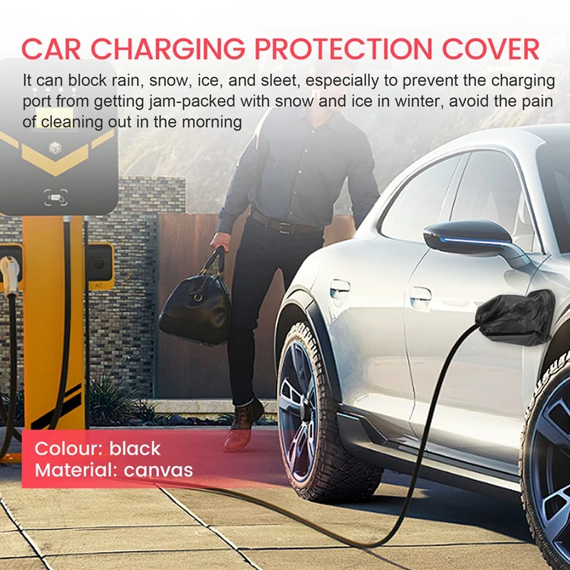 EV Charger Protective Cover Waterproof Outdoor Electric Vehicle Charging Pile Protective Cover Rainproof Cover