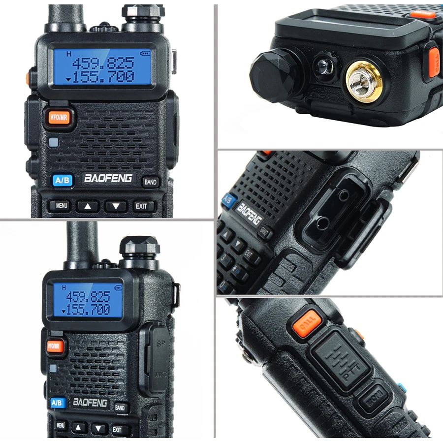 Baofeng UV-5R 8W True High Power 8 Watts Powerful Walkie Talkie Long Range 10km FM Two Way Radio CB Portable uv5r Hunting Radios