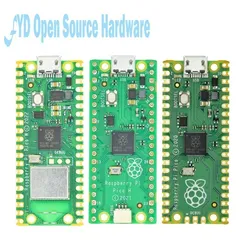 Raspberry Pi Pico or Pico W With Wireless WiFi Module Dual-Core ARM Cortex MO+RP2040 Microcontroller Development Board