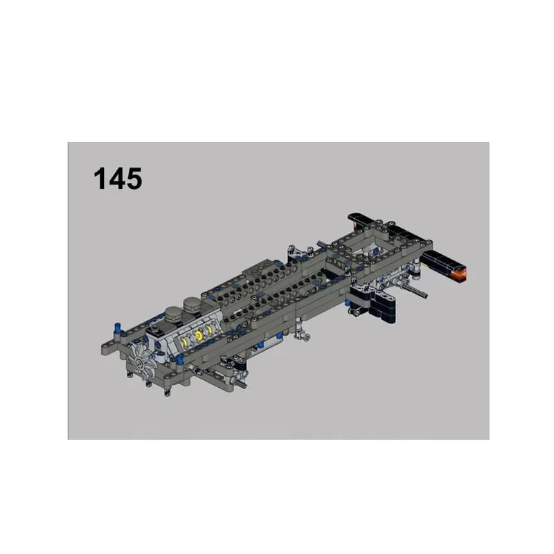 Juego de bloques de construcción modelo camión de transporte R410 para niños, juguete de construcción con 1725 piezas, regalo de cumpleaños para niños