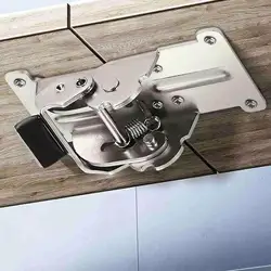 Self Locking Hinge 0/90/180 Degrees Easy to Use Hardware Parts Lock Extension Support for Sofa Leg Garage Tables Workbench Chair