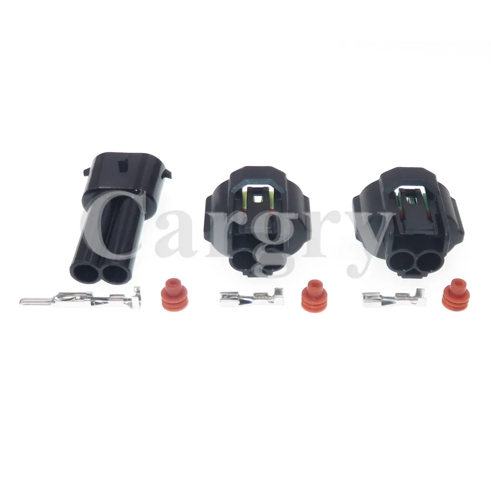 1 Set 2P 6189-0935 AC Assembly Auto Fog Lamp Socket Wire Plug Equivalent For Japanese IAT MAT Applications Mazda Toyota