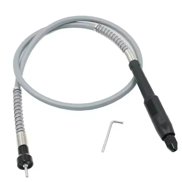Flexible Shaft Grinder Soft Flex Shaft, 0.3-3.2mm Drill Chuck Rotary Tool Handle, Universal Electric Grinding Tool Accessories