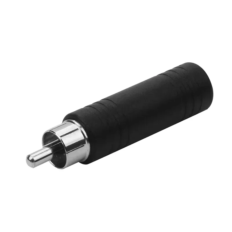 5Pcs RCA Connector Mono Male Plug to Female Jack for Mic Phone Cable Connection 6.35/3.5mm Audio Adapter Converter