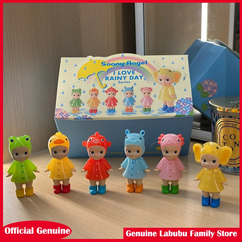 

Original Sonny Angel I Love Rainy Day Series Lovely Blind Box Mini Figures Models Mystery Box Children Birthday Kawaii Gift