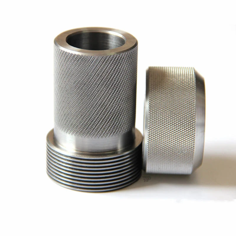 

Factory Custom High Quality CNC Precision Turning Service Stainless Steel Knurled Anti-Slip Threaded Sleeve