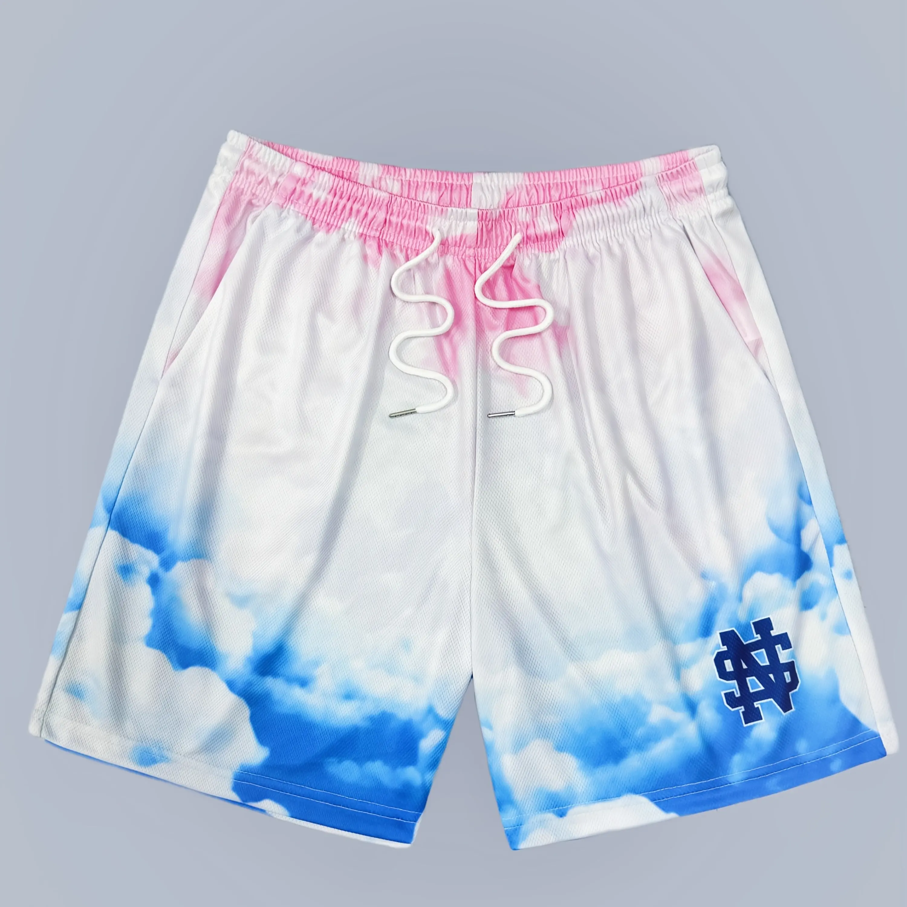 

2025 New Summer Grid Classic Flower 3D Printed Fitness Shorts, Men's Gym, Basketball Sports, Quick-drying Downhill Motorcycle