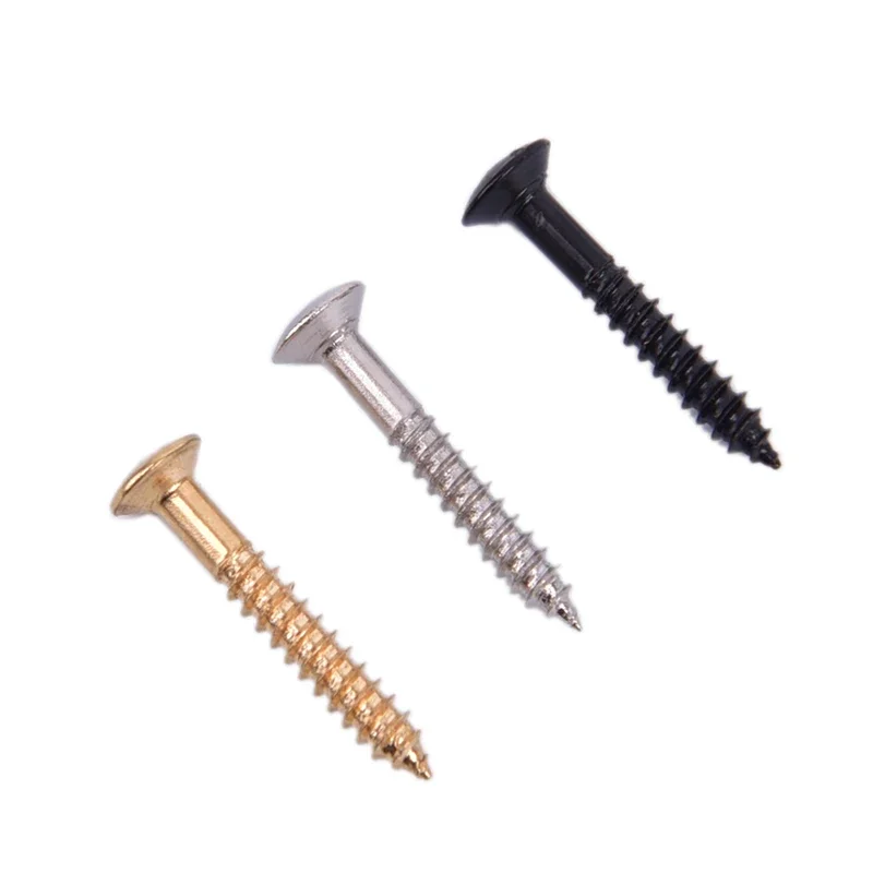 

20 шт., кольцо звукоснимателя хамбакера для электрогитары, крепежный винт рамы звукоснимателя