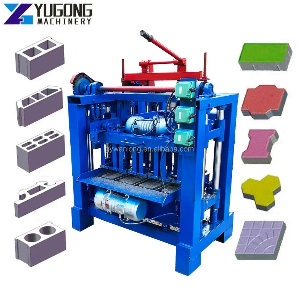 YG Automatic Making Machine Manual Hollow Block Concrete Bricks Mould Concrete Brick Making Machine Hollow Block Making Machine