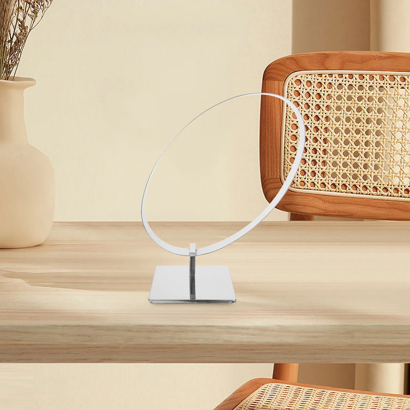 

Display Rack Stainless Steel Tabletop Organizer For Shelf Metal Stand Countertop Storage Rack Belt Holder Waist Belt