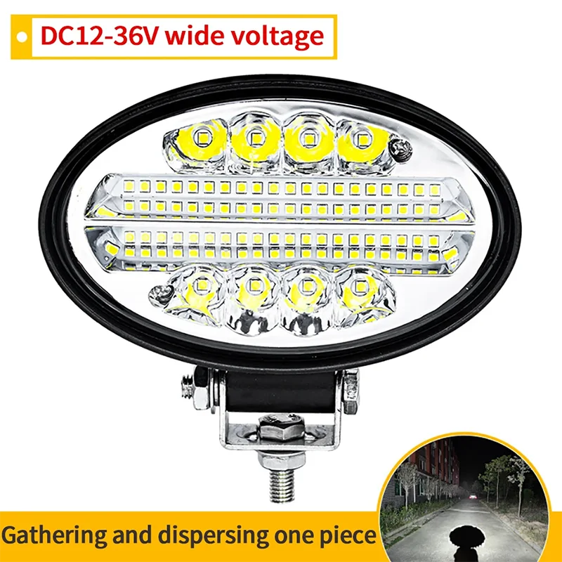 5 Inch Automotive LED Work Light Off road Vehicle Retrofitting Spotlight Agricultural Vehicle Auxiliary Lamp Headlights 12V24V
