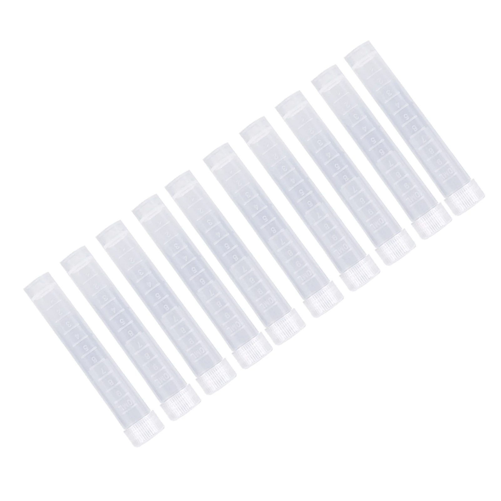Plastic Vial Vial Screw  10ml  Tube Sample Bottle Low Temperature Schools for Home Scientific Research Laboratory