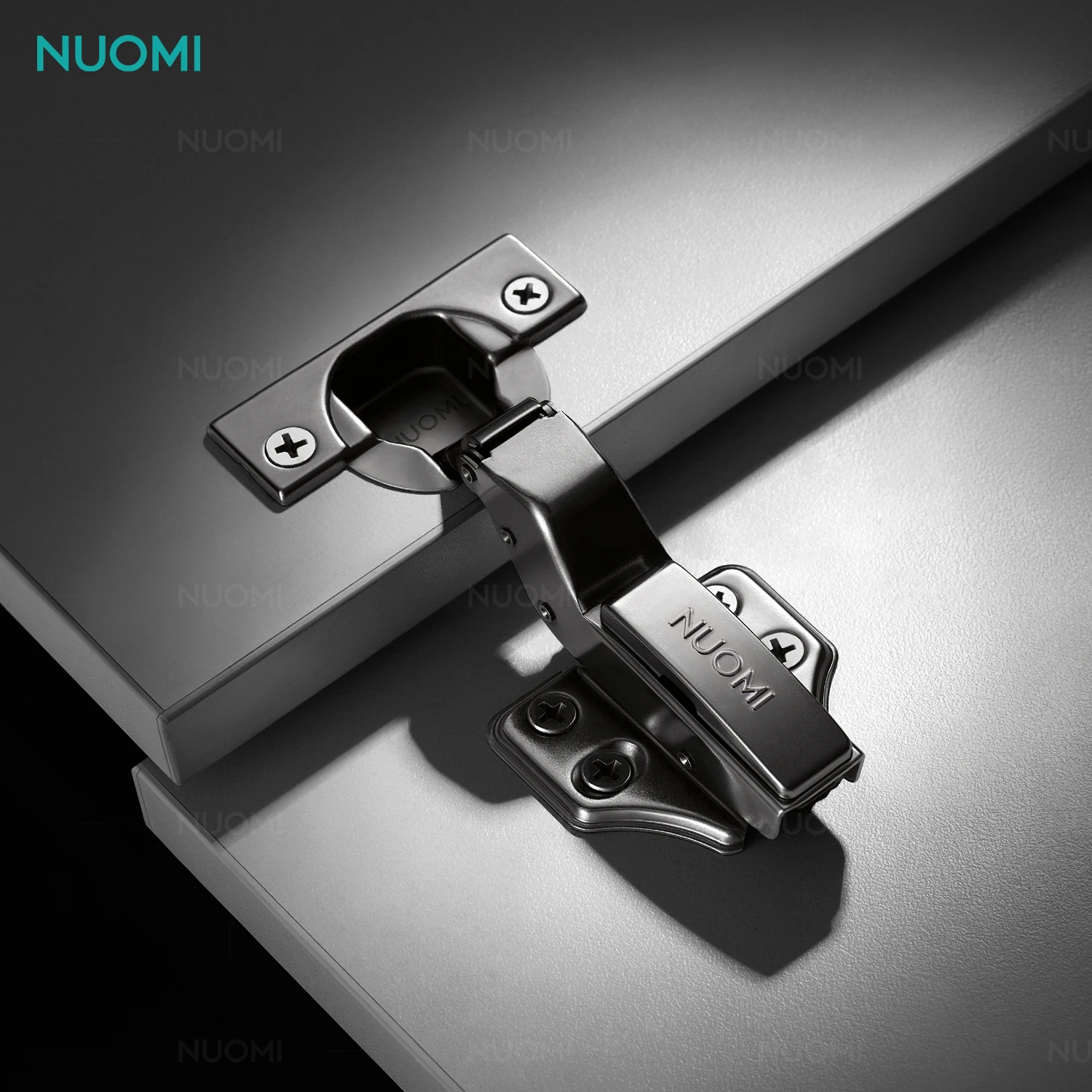 NUOMI Black 3D Adjustable Hydraulic Hinge Cabinet Door Soft Close Hinge Concealed Rust Proof Cabinets Hinge For Furniture