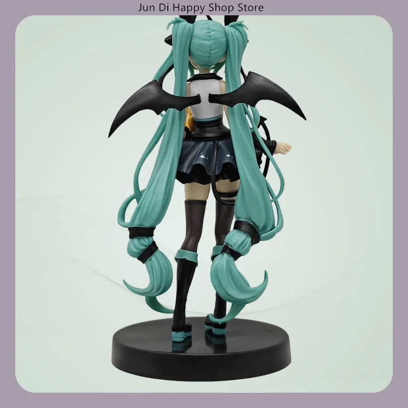 ฟิกเกอร์อนิเมะมิคุ ลิตเติ้ลเดวิล ขนาด 19 ซม. ท่าทางยืน ของสะสม ตกแต่งโต๊ะทำงาน ของเล่น ของขวัญสำหรับแฟนๆ