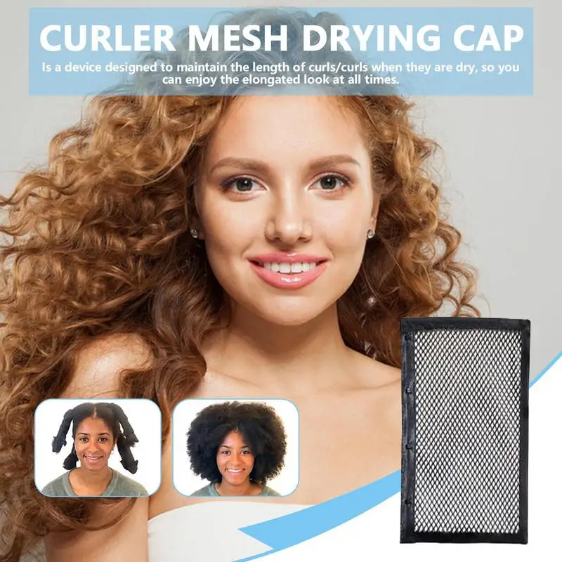 Curly Hair Styling Mesh Net para Mulheres, Curling Net, Secagem por Sopro, Acessórios para Cabelo, Produtos de Cabelo Pessoal por Longo Tempo