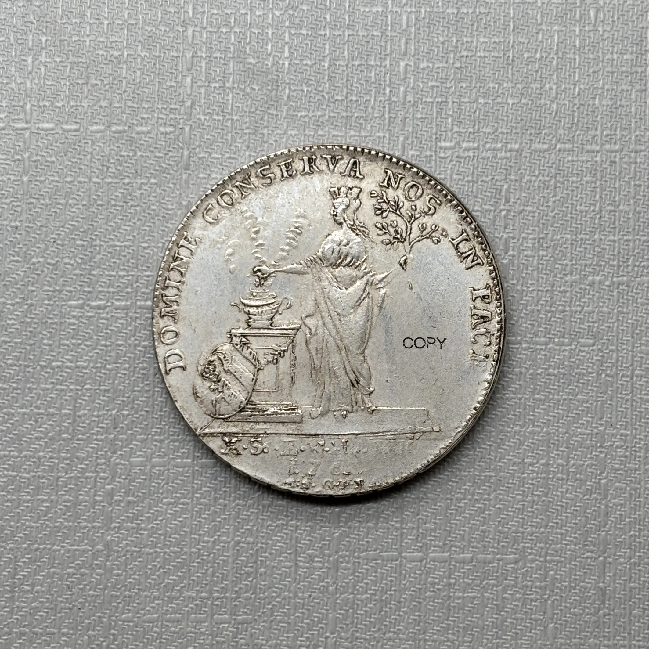 Немецкие монеты 1765 года, SS GNR, 1 талер, Свободное имперское городское государство Нюрнберг, металлическая посеребренная копия, сувенирные монеты