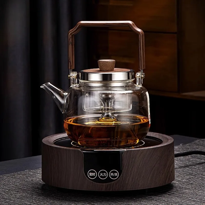 

Glass brewed teapot, tea maker, tea stove, health pot, multi-functional household small white tea frying pot