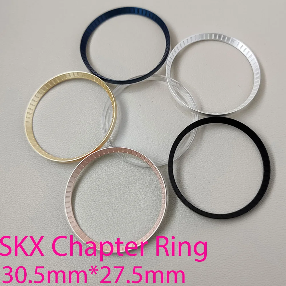 مشاهدة الملحقات وزارة الدفاع ساعة عالية الجودة الفصل الدائري صالح NH35 NH36 ساعة حافظة استبدال البلاستيك الصلب الحلقة الداخلية حجم 30.3*27.3 مللي متر