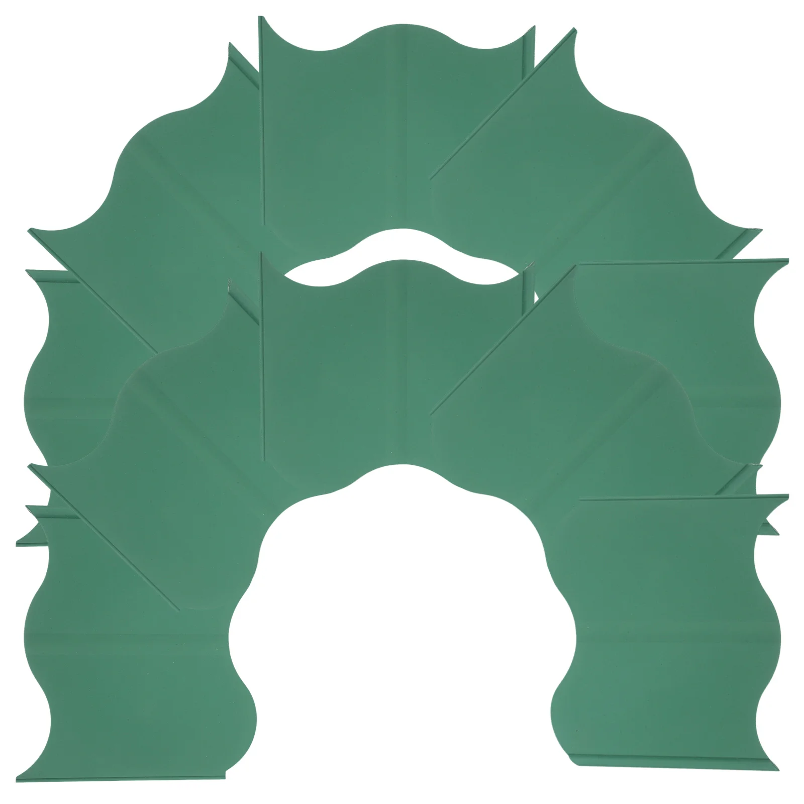 

20 Pcs Garden Fence Landscaping Edging Border Decorative Plastic for Decorate Flowerbed