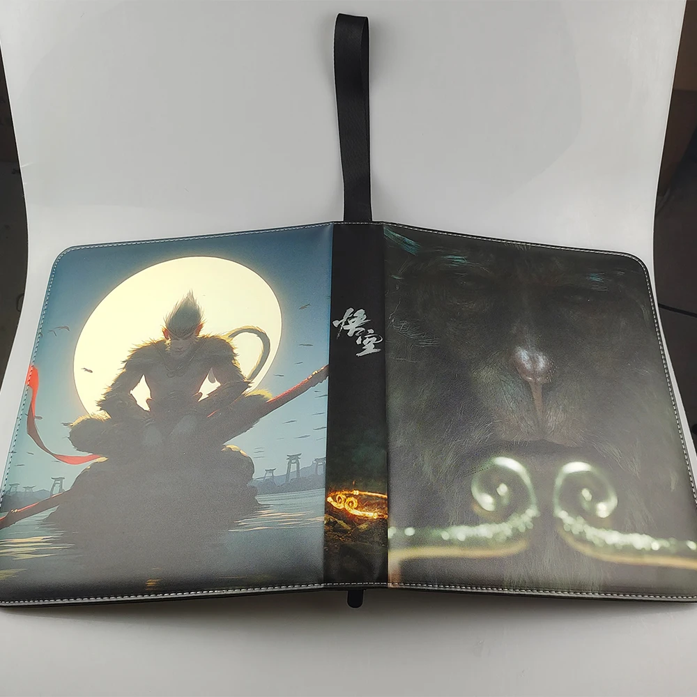 9Grids Black Myth Wukong Anime Binder Card Book Collection Album Holder The Destined One Sun Wukong Card Storage Large Capacity