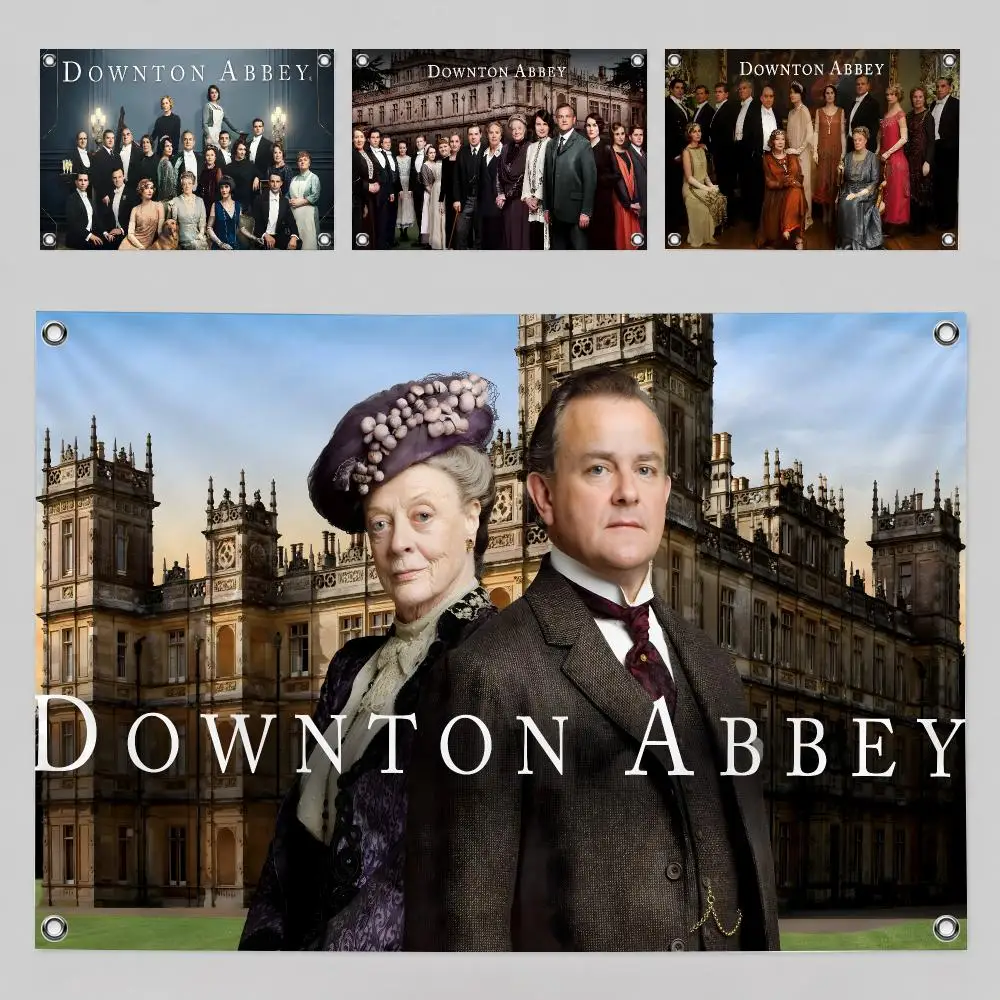 Downton Abbey British Period Drama Flags Home Yard & Garden Decor Banner - Indoor Outdoor Wall Hanging Flag