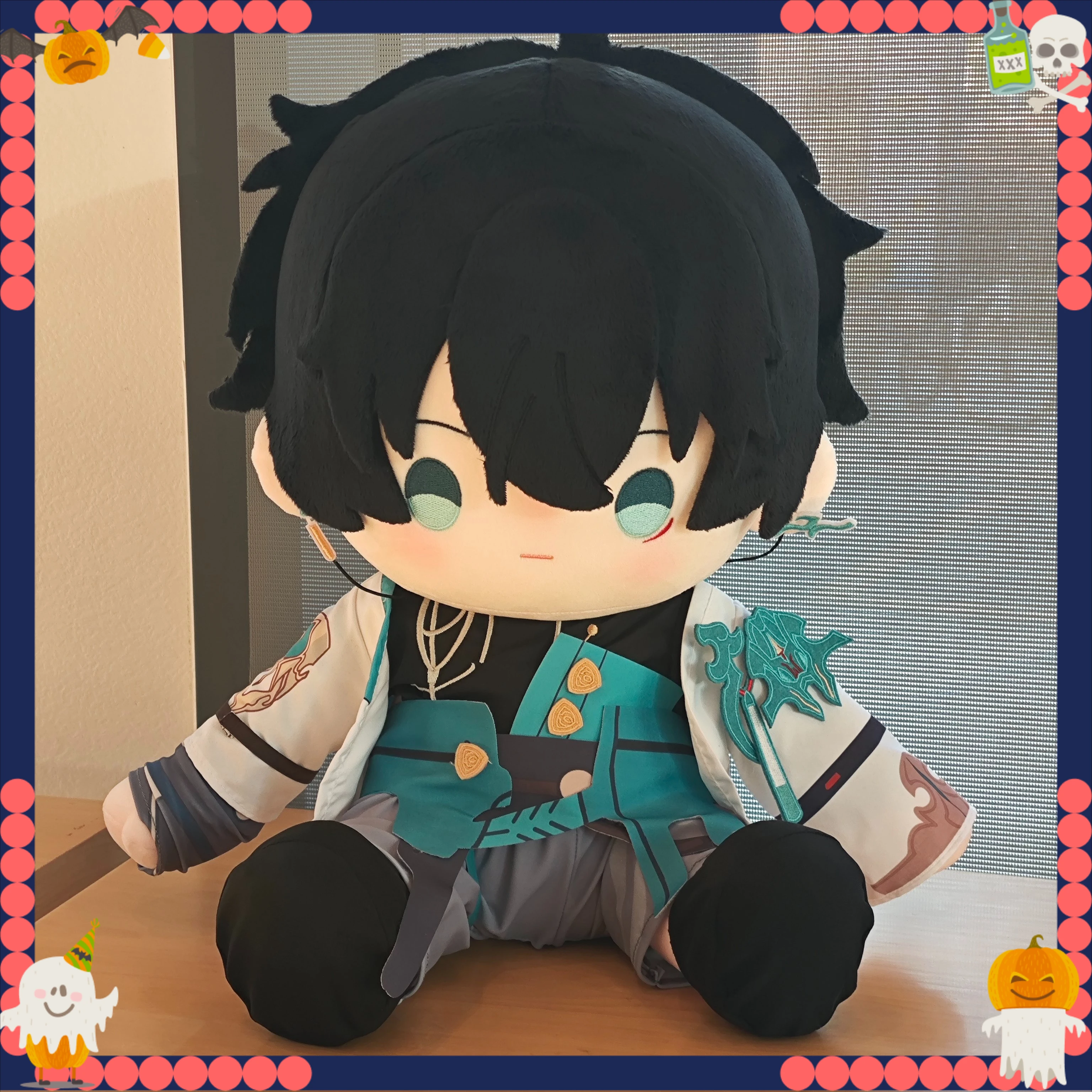 

Original Anime Honkai: Star Rail Dan Heng Permansor Terrae DanHeng Lmbibitor Lunae Dress Up Sitting Posture Figures 40CM Pillow