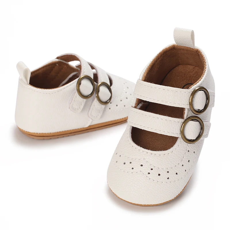 New Baby Girl Shoes Fashion Flower Flats Non-slip Newborn Toddler First Walkers Formal Sandals