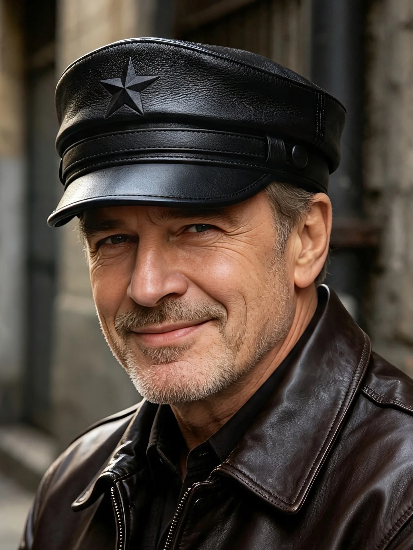 leather-biker-caps-flat-top-mens-women-autumn-winter-warm-casual-vintage-five-star-motorbike-top-layer-sheepskin-hats