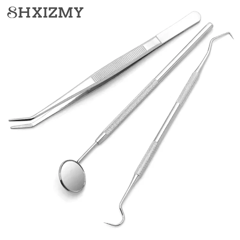 

Dentist Tooth Tartar Plaque Scraper Remover Teeth Cleaning Tools Stainless Steel Dental Scraper Pick Hygiene Set